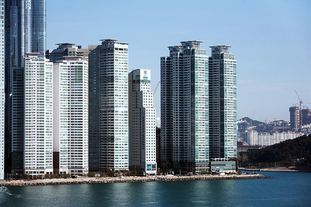 Hanwha Resort Haeundae Пусан Екстериор снимка